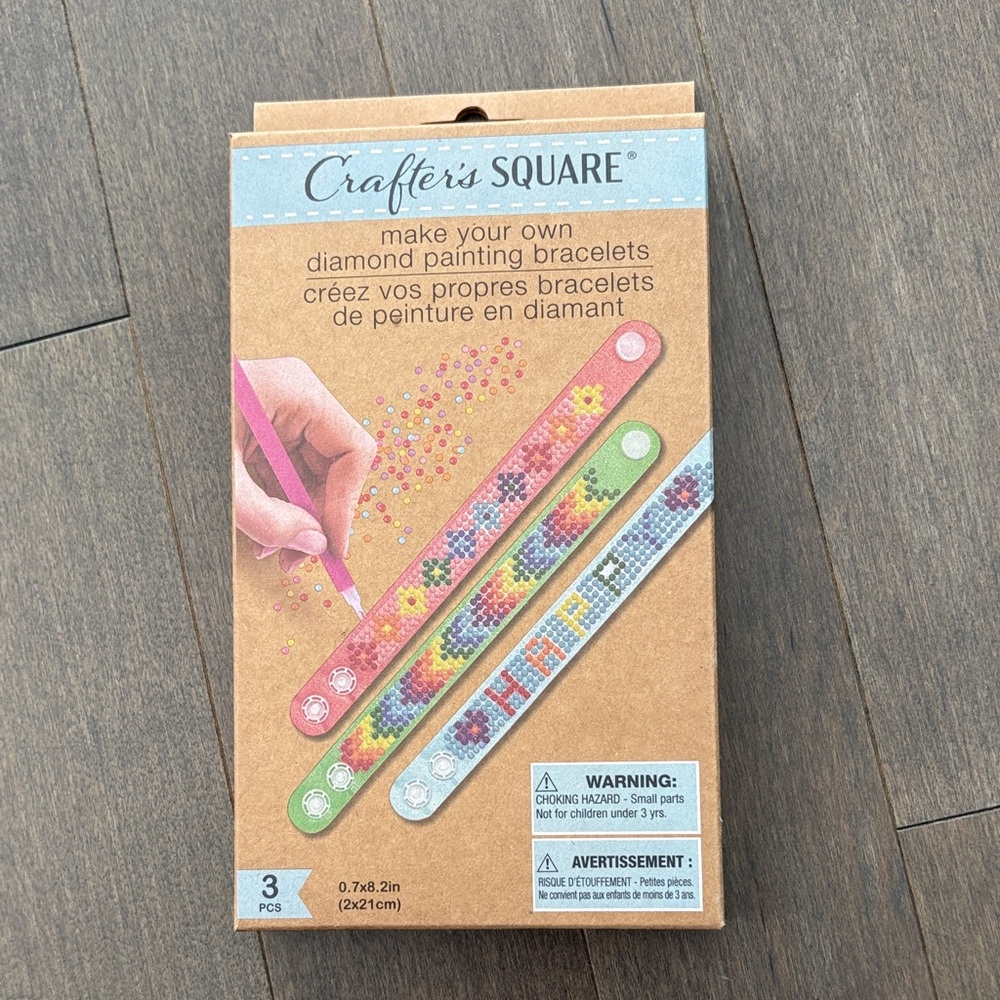 CRAFTER’S SQUARE Diamond Painting Bracelets Kit, DIY Jewellery Art Gift Create